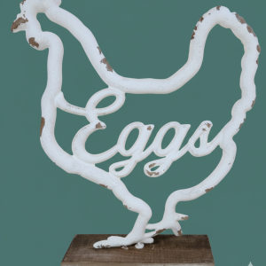 🥚Unique Poultry Silhouette Sign