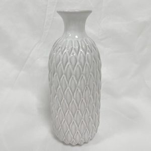 🏺Textured White Pottery Vase