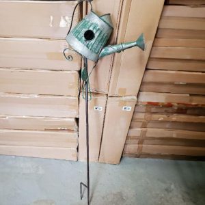 Distressed Metal Watering Can - Rustic Farmhouse Garden Decor