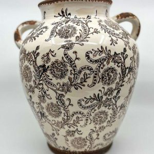 🏺 Elegant Damask Pattern Centerpiece Vase